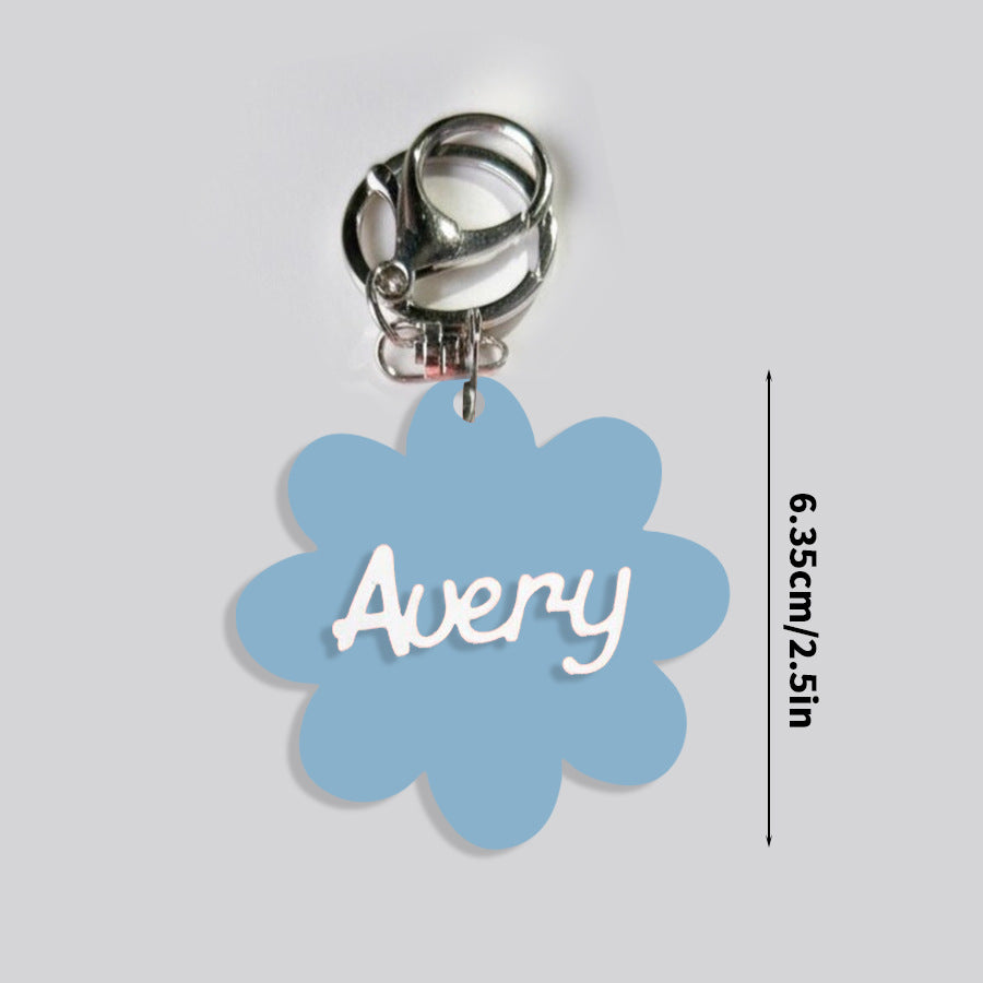 name-keychain-blue