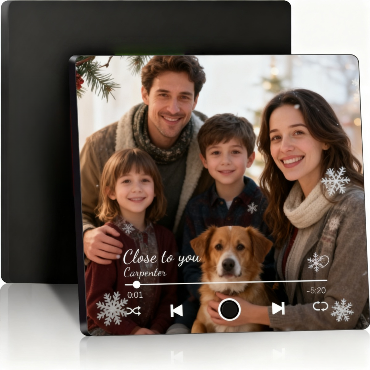 Custom Music Fridge Magnet with Photo