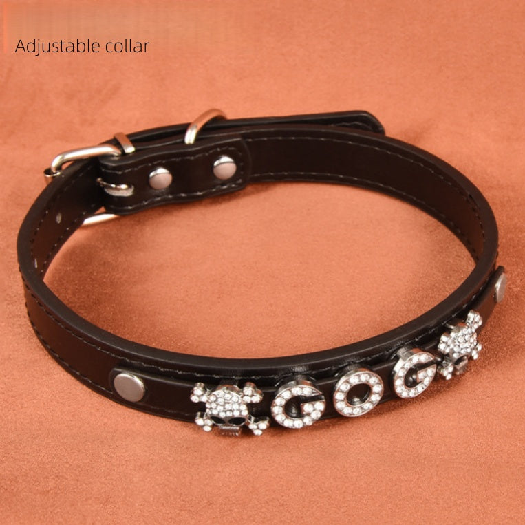 Crystal Dog Collar Personalized with Bling Name