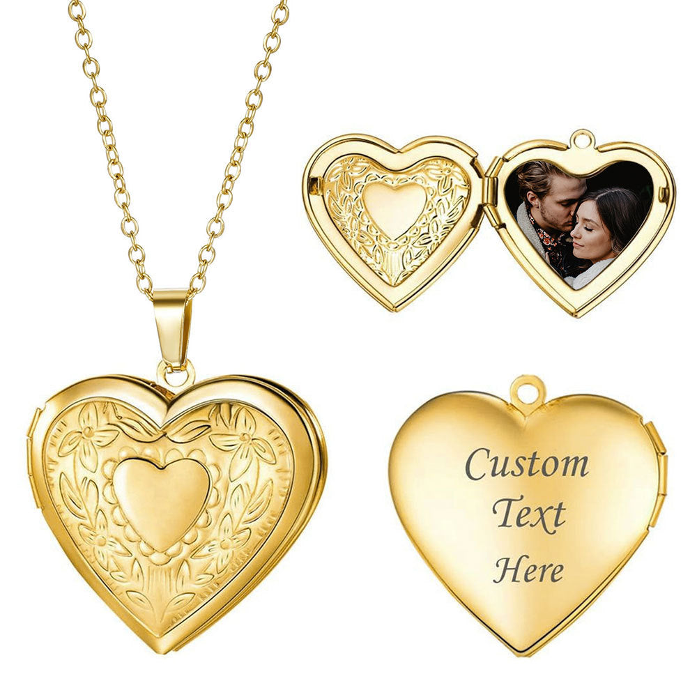 Women Photo Locket Necklace