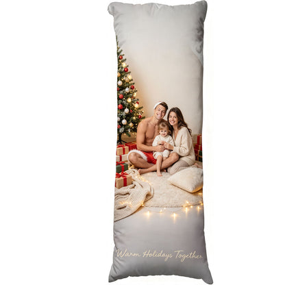 Custom Pillow with Picture & Text, Two-Sides Velvet（Optional Pillow Insert)