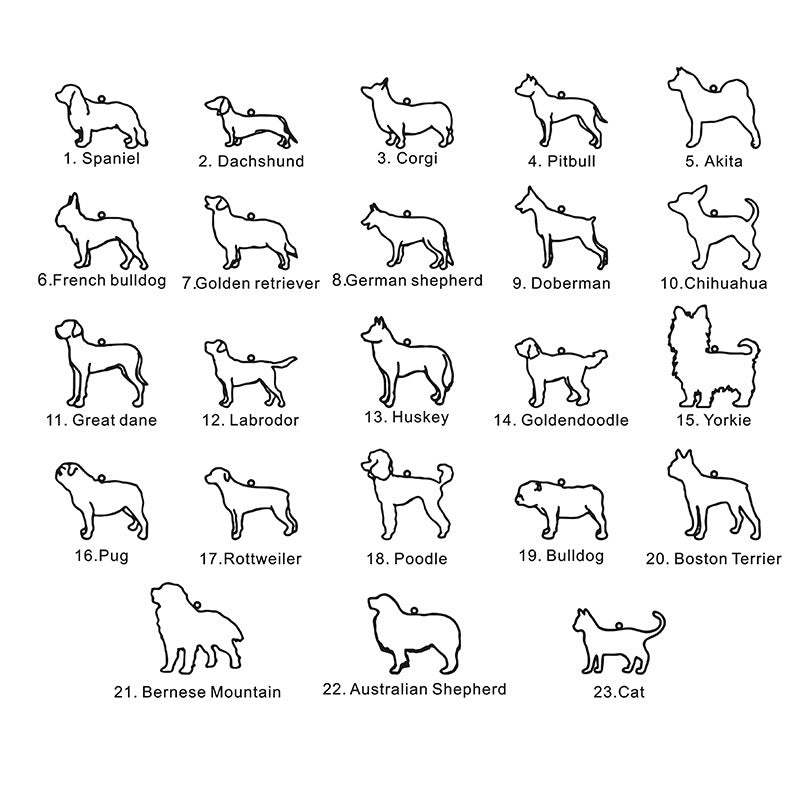 Dog Cat Name Pet Necklace