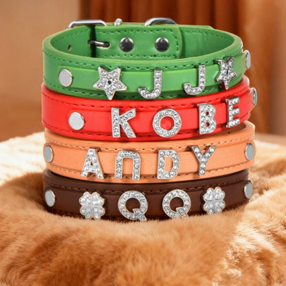 Crystal Dog Collar Personalized with Bling Name