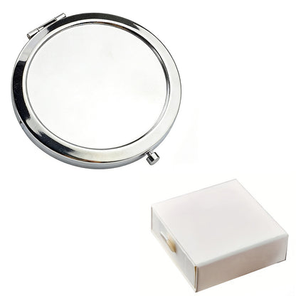 Personalized Compact Mirror with Engraving Custom Makeup Mirror Foldable Pocket Mirror