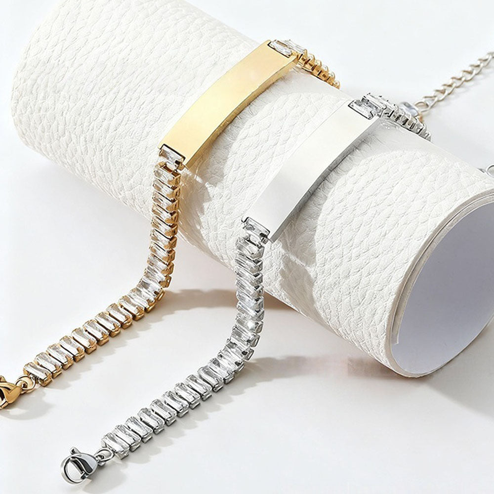 Zirconia Name Bracelet