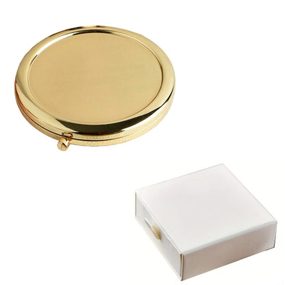Personalized Compact Mirror with Engraving Custom Makeup Mirror Foldable Pocket Mirror