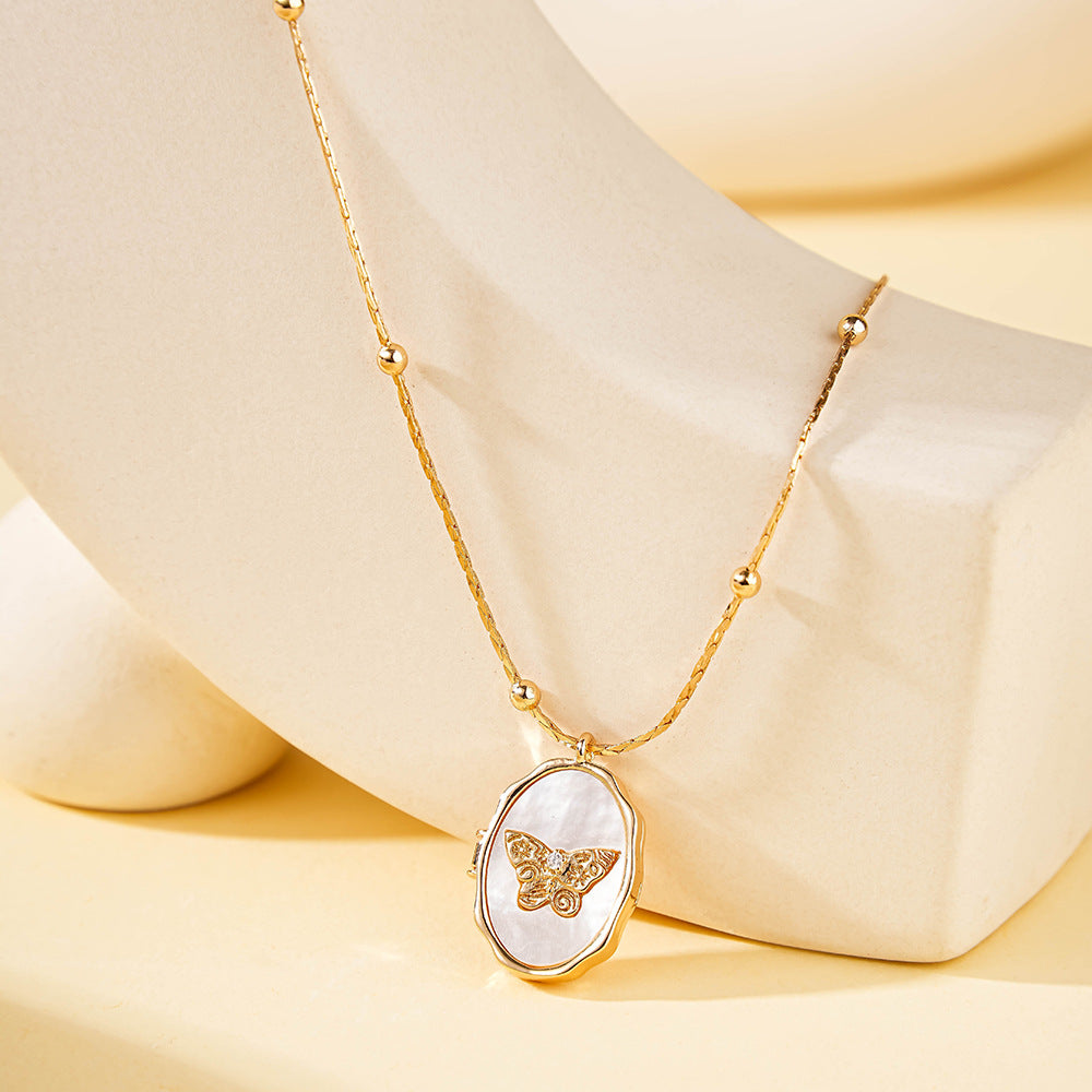 Photo Butterfly Necklace