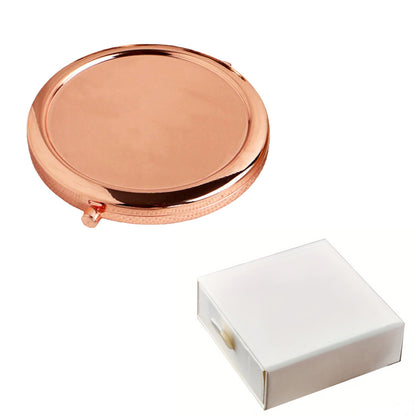Personalized Compact Mirror with Engraving Custom Makeup Mirror Foldable Pocket Mirror