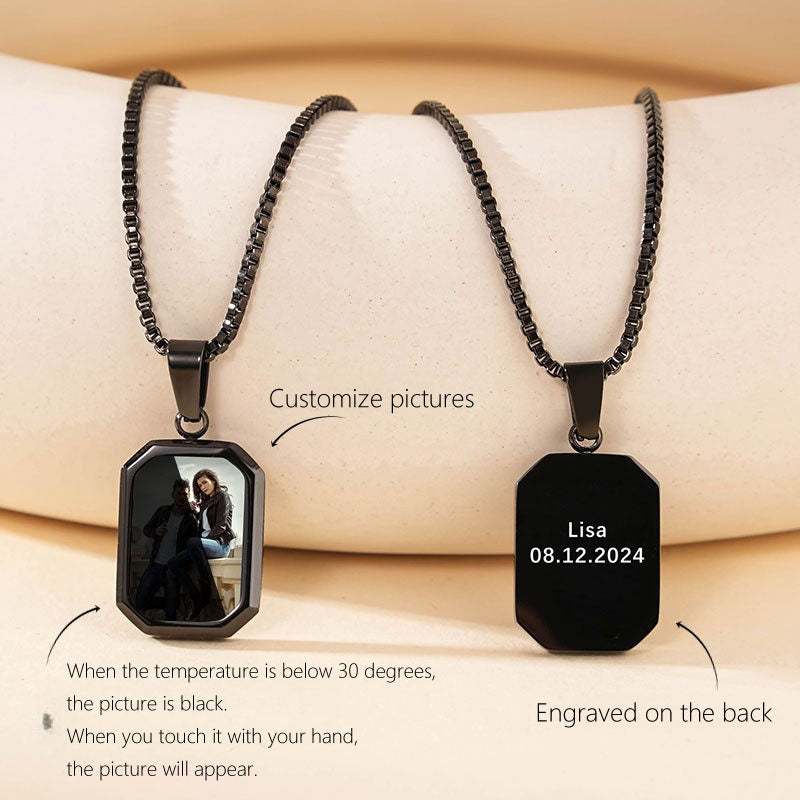Photo Color Change Necklace