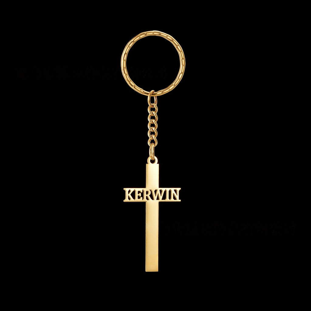 Cross Name keychain