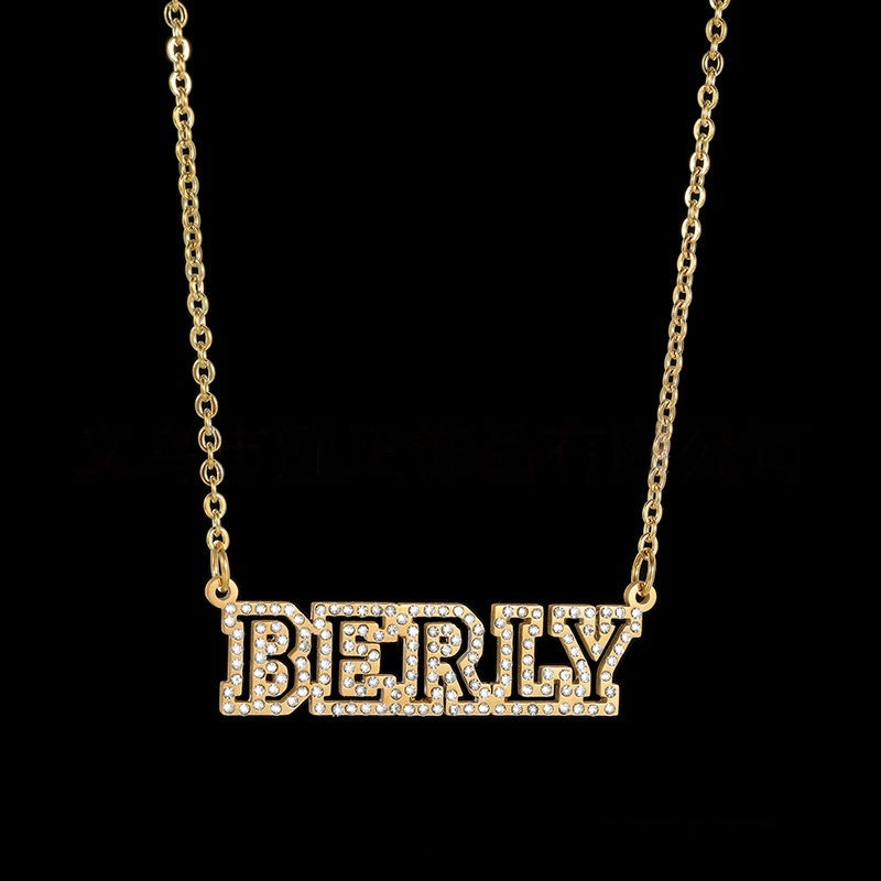 Name Zirconia Necklace