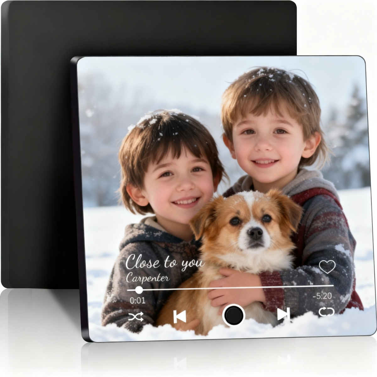 Custom Music Fridge Magnet with Photo