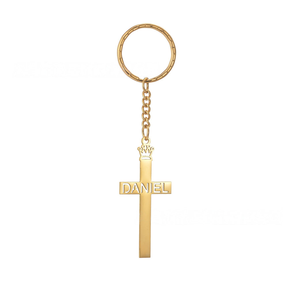 Cross Name keychain