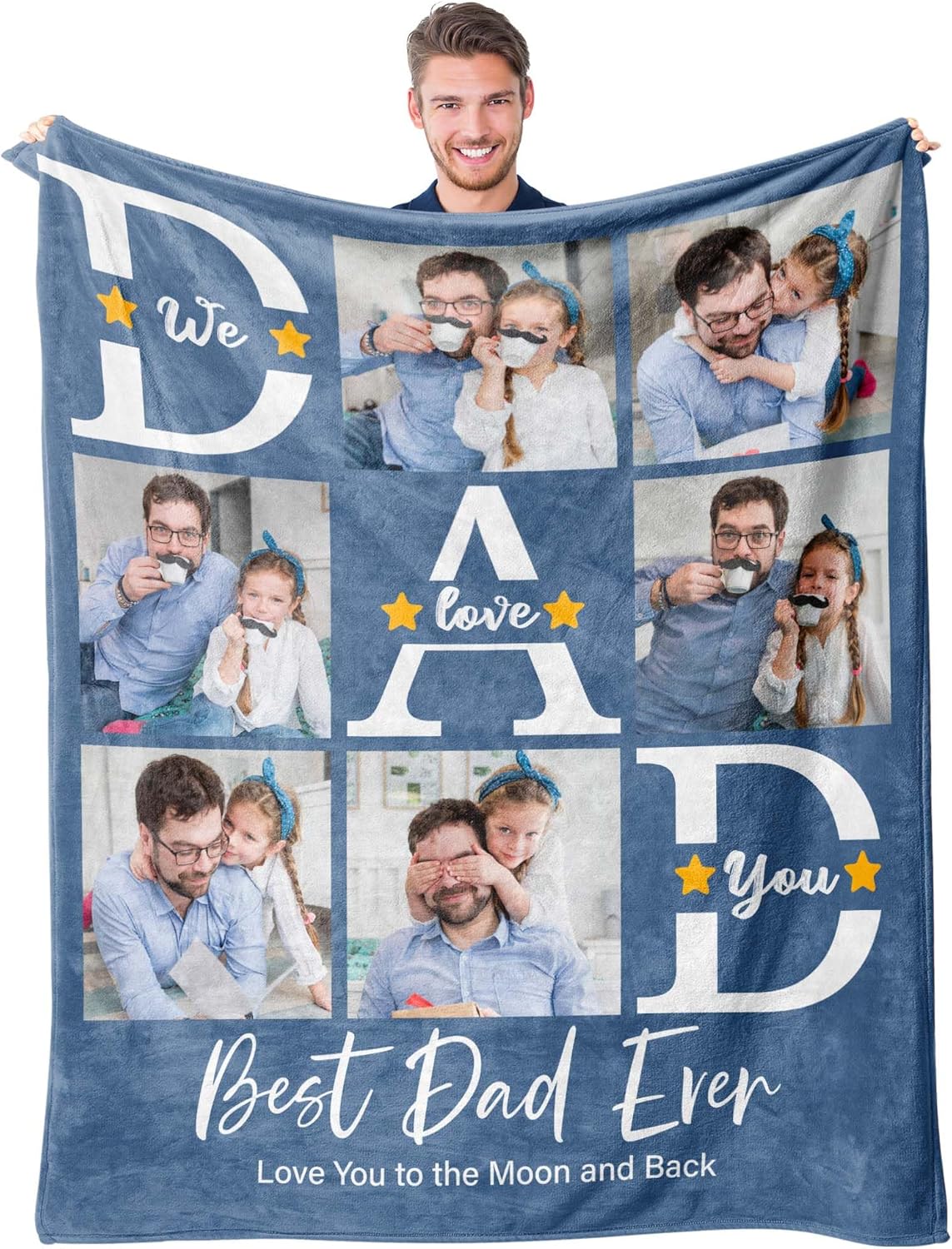 Custom Blankets with Photos Text Personalized Blanket Soft Flannel
