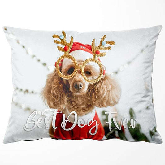 Custom Pillow with Picture & Text, Two-Sides Velvet（Optional Pillow Insert)