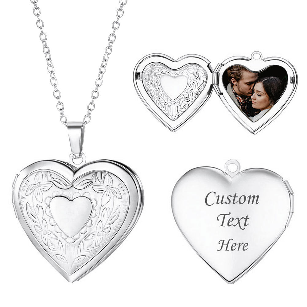 Women Photo Locket Necklace