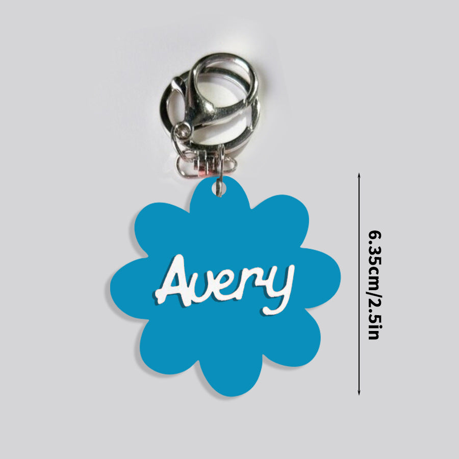  personalized custom name bag charm