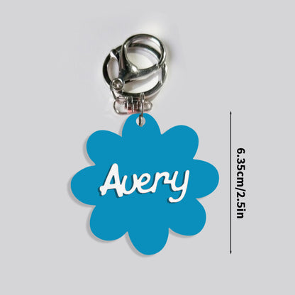  personalized custom name bag charm