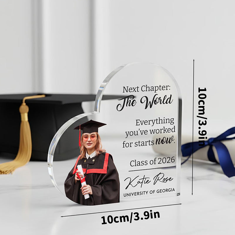 Graduation Plaque Custom Photo Gift