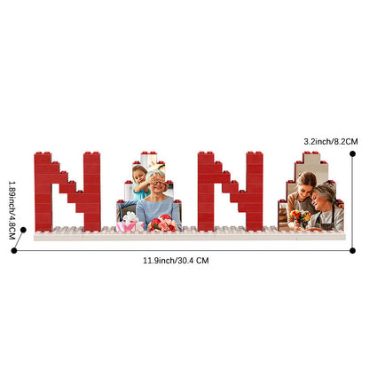 Personalized NANA Brick Photo Frame Grandma