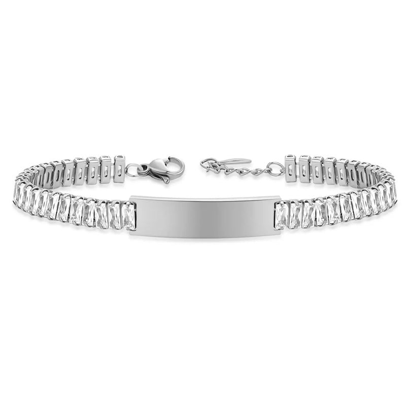 Zirconia Name Bracelet