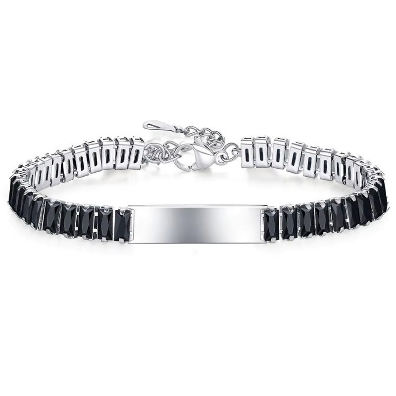 Zirconia Name Bracelet