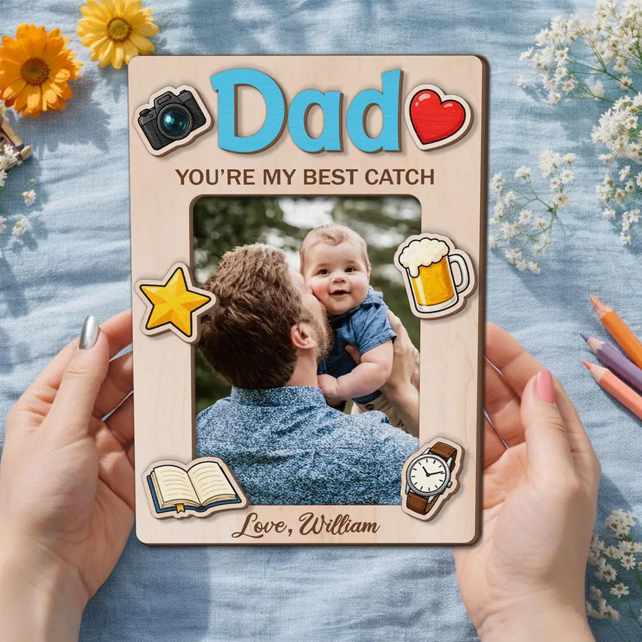 Custom Name Father’s Day Picture Frame