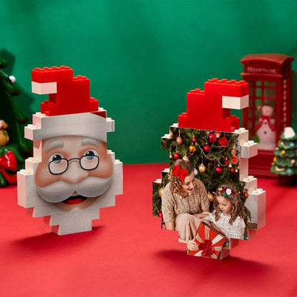 Personalized Santa Claus Building Block Photo Frame
