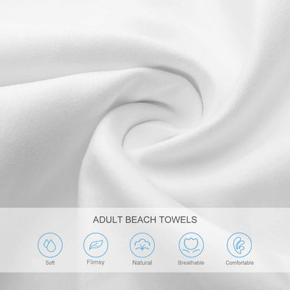 Ultra soft smooth microfiber polyester fabric close-up, skin-friendly breathable material for custom personalized printed beach pool towels