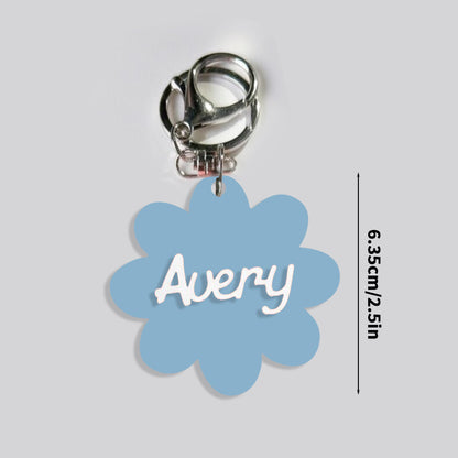 name-keychain-blue