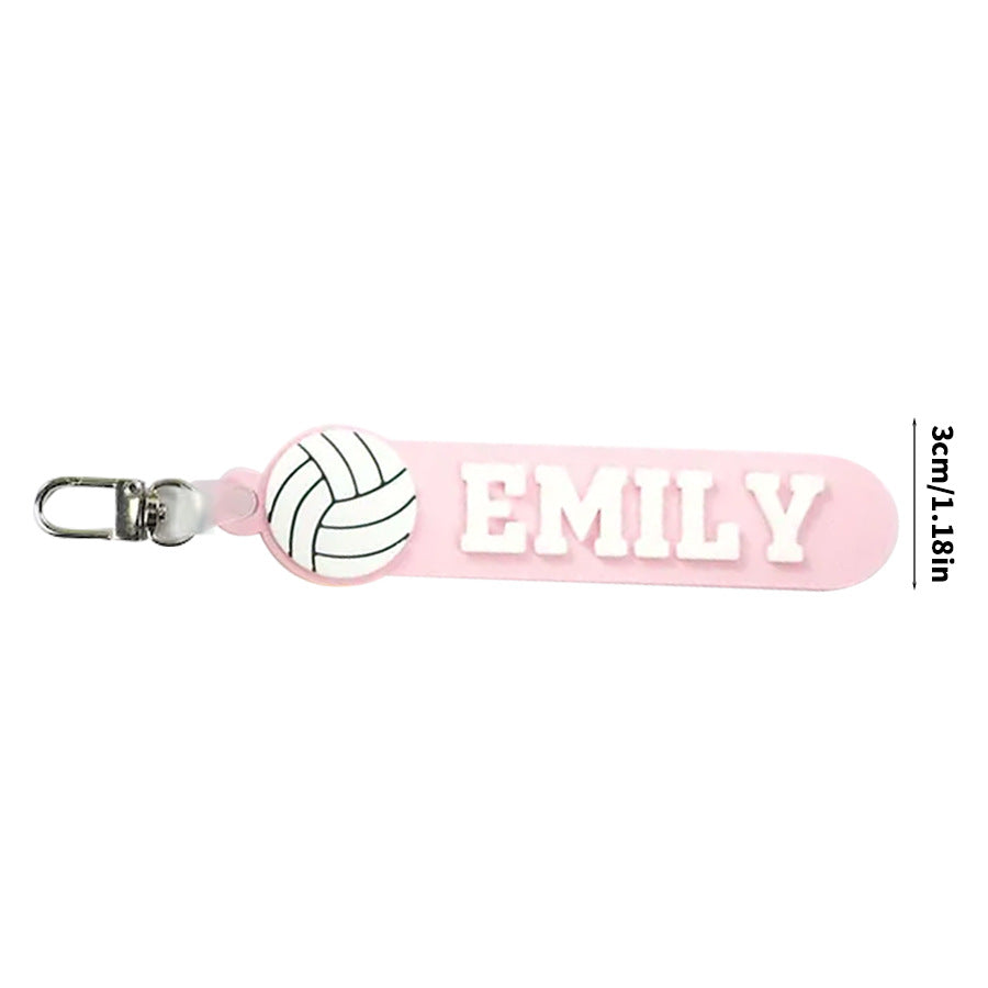 personalized-volleyball-keychain
