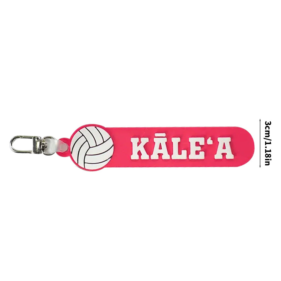 sports key tag for volleyball players