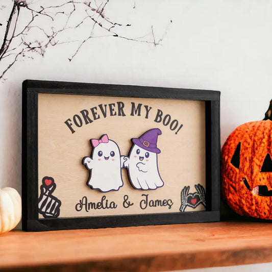 Custom name Forever My Boo ghost couple 