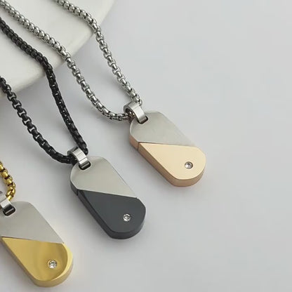 360-degree Rotatable Heart Shape Necklace