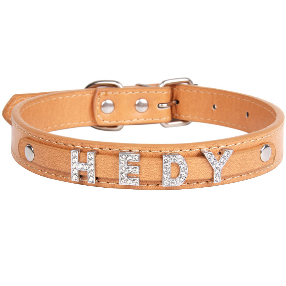 Crystal Dog Collar Personalized with Bling Name