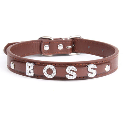 Crystal Dog Collar Personalized with Bling Name