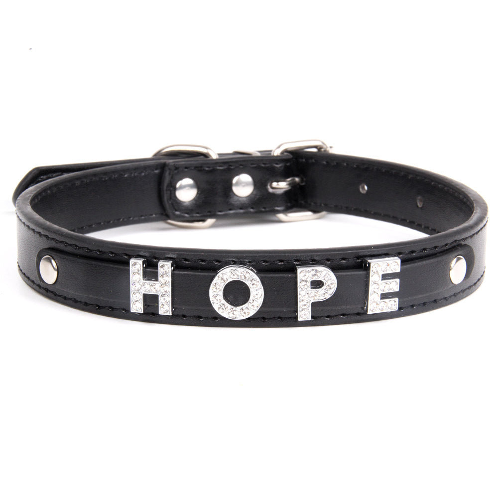 Crystal Dog Collar Personalized with Bling Name
