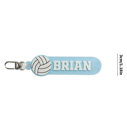 silicone sports keyring team gift for athletes