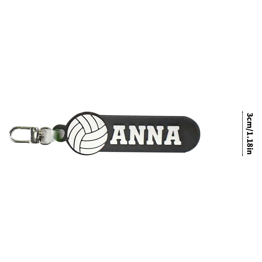 volleyball-custom-name-silicone-keychain