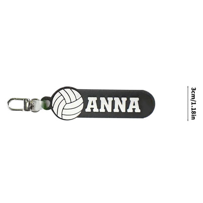 volleyball-custom-name-silicone-keychain