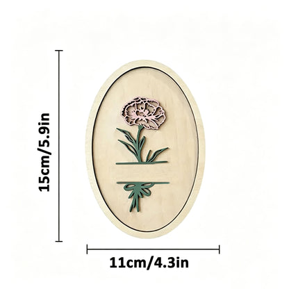 oval wood plaque size measurement chart