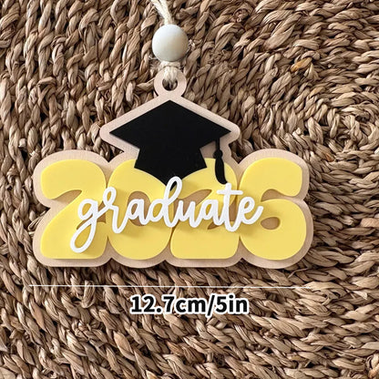 Yellow customizable name year graduate